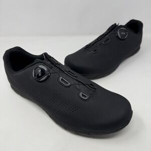 Louis Garneau LG BOA Laces Cycling Shoes SPD Cleats Black EUR 46 Men's Size 12.5